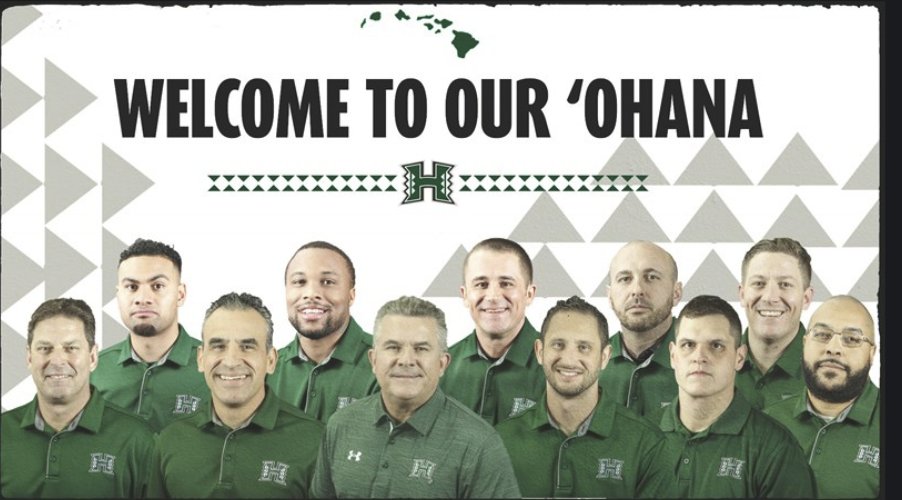 CoachSamz's tweet photo. Todd Graham has completed his Hawaii staff
The Hawaii #StaffTracker (2019-20)
https://t.co/jFGtGCZ2wO https://t.co/rxYDPGdOxE