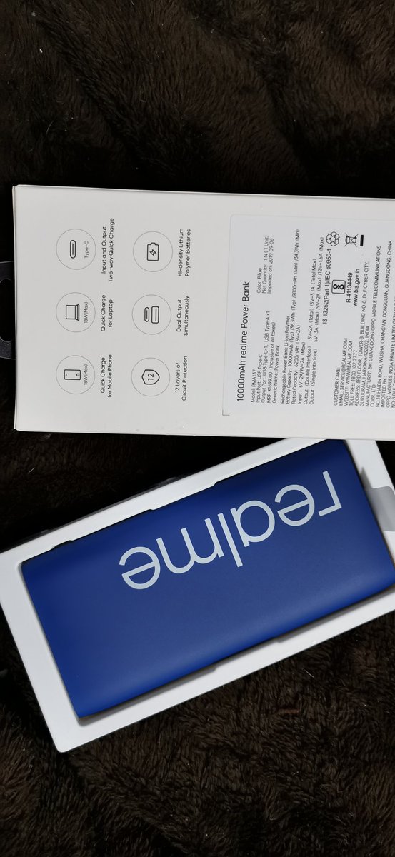 Hey guys. I'm giving away this Blue colored Realme Power Bank. Shall have to pick a random winner. Use the #stufflistingsarmy to participate 😀