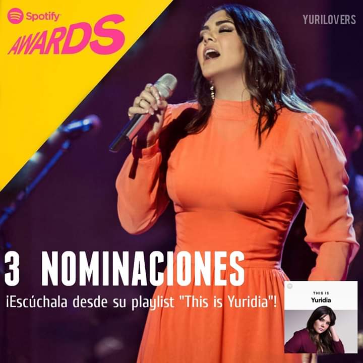 YuriFan16's tweet photo. #SpotifyAwards #Yuridia

 https://t.co/V5fk6MEDJM https://t.co/X3HAze9aPM