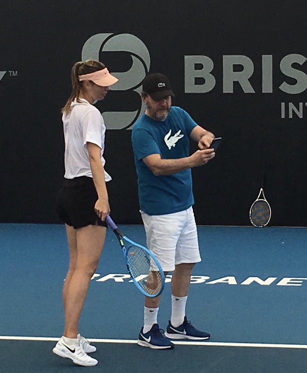 RPiatti's tweet photo. It’s been an honor to have worked with such an amazing athlete and person. I’ll miss her on court and outside. I’m sorry we couldn’t work together for longer.But I know our paths will cross again and I can’t wait for it. In the meantime, good luck with everything @MariaSharapova https://t.co/Fpvx6EvJXm