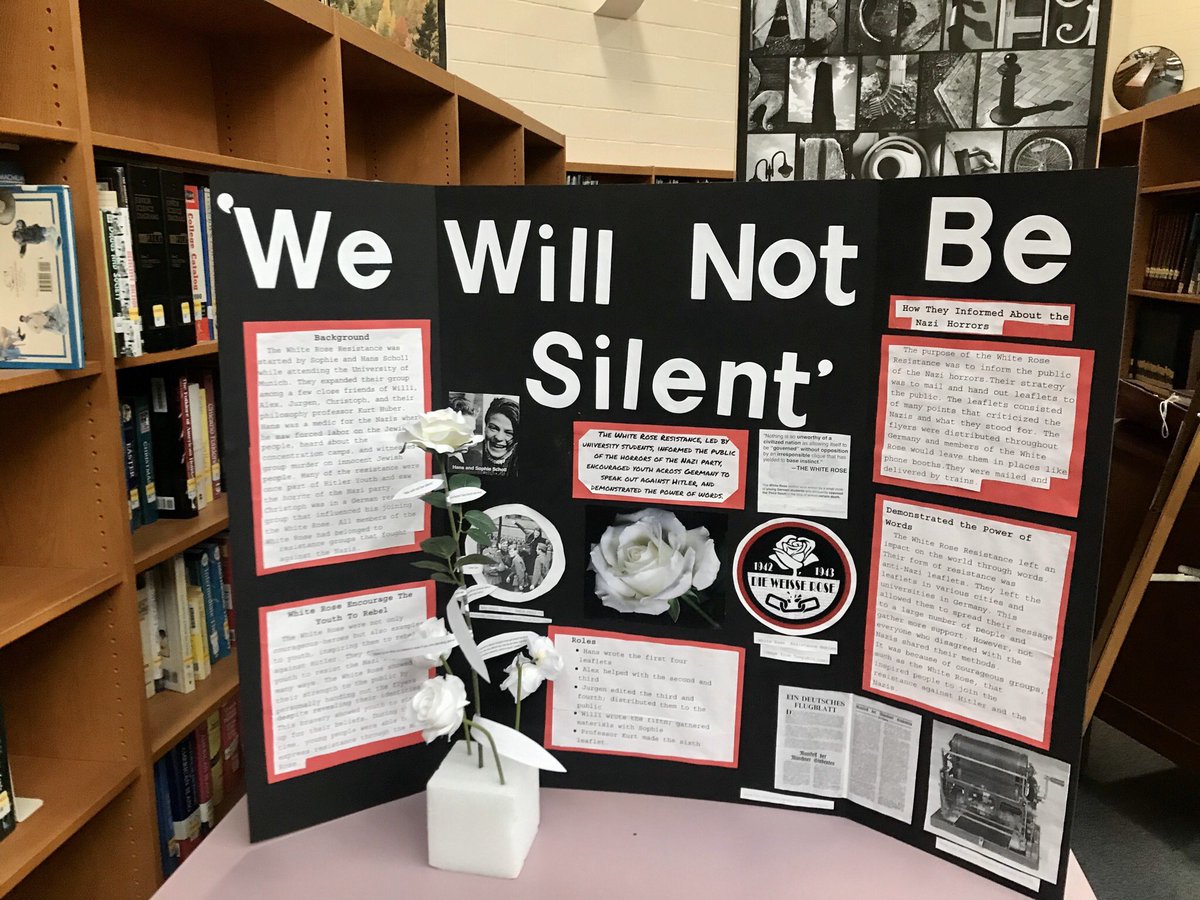 LTMSPrincipal's tweet photo. Ms. Guardino’s Honors ELA class creating a Holocaust museum exhibit covering: rescue, resistance &amp; revolt,  and remembrance &amp; justice.  Powerful messages for all.  Great job. #laceypop https://t.co/lZzQgUJTWd