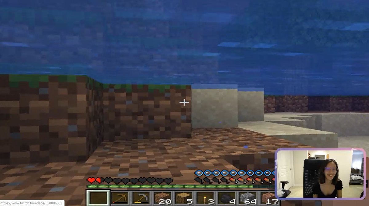 Last night i played #Minecraft for the first time ever and after a follower guided me to coal, proceeded to call it a "pepper block" #win #newstreamer #twitchstreamer