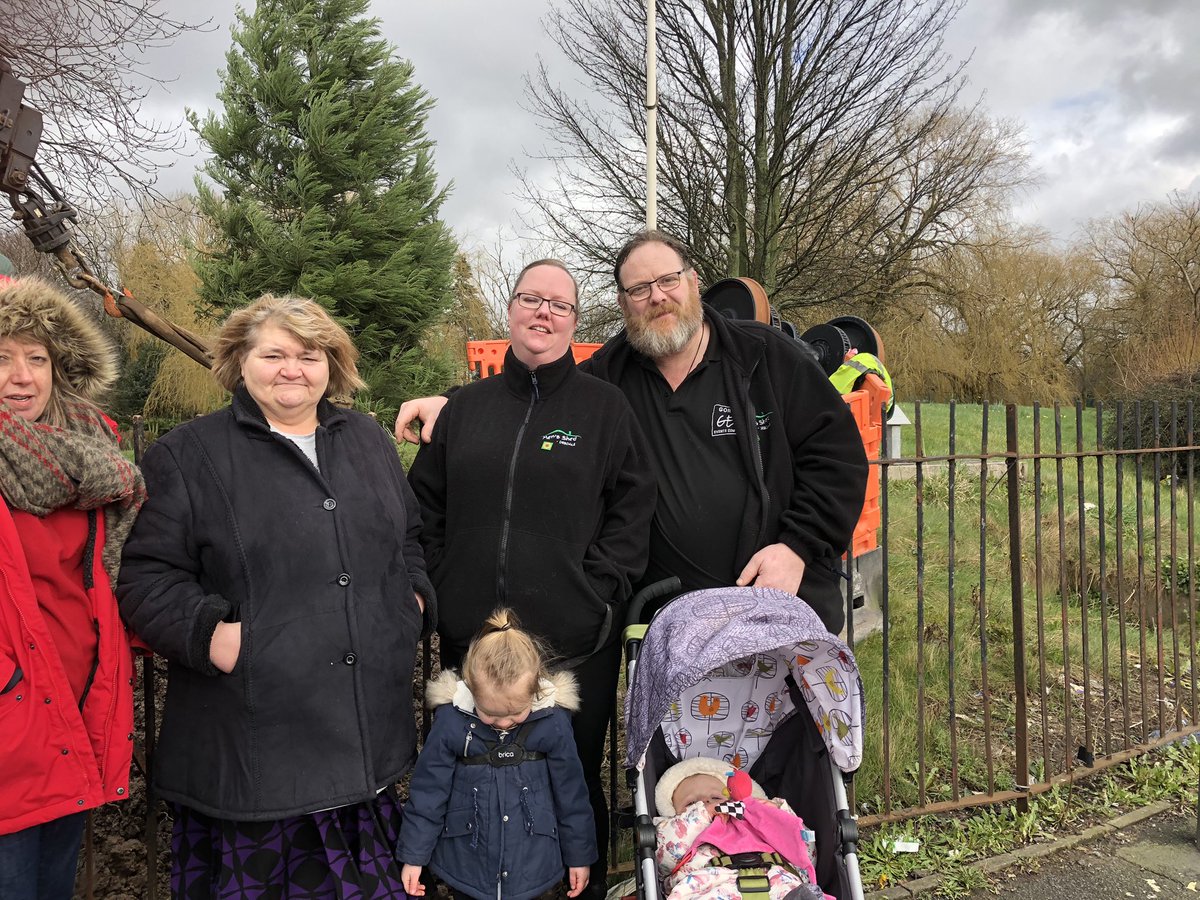 <a href="/FriendsDebdale/">Friends of Debdale Park</a> <a href="/TaylorOlwyn/">Debdale Park Bowling</a> <a href="/JohnHughes55/">John Hughes</a> <a href="/MCCGortonAHey/">MCC Gorton & Abbey Hey</a> <a href="/menssheds/">Nick</a> living Christmas tree for Debdale Park. Social value from Hyde Road widening <a href="/EricWrightGroup/">Eric Wright</a> #ClimateEmergency #ClimateChange #ClimateAction