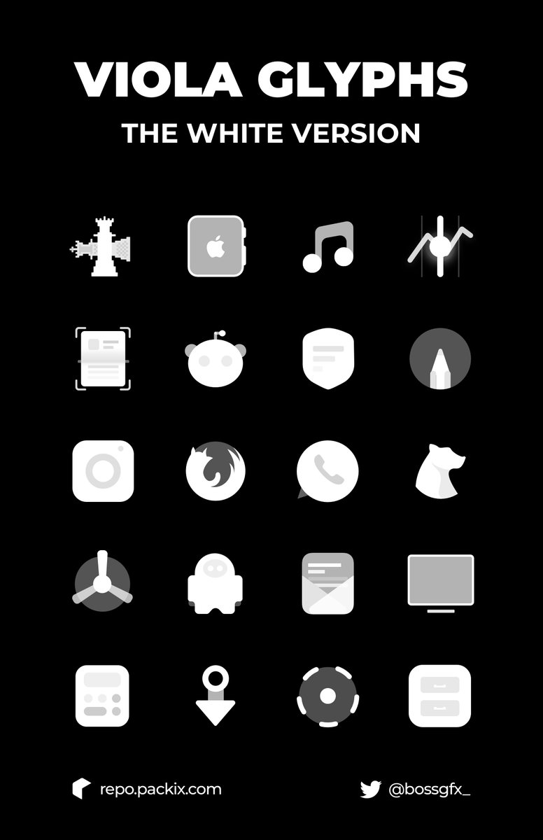 bossuix's tweet image. To celebrate the new jailbreak support for older devices how about a giveaway for Viola Glyphs?

You have to follow me, like &amp;amp; retweet this and tag a friend !

I&apos;ll give away 15 copies, ends in 24 hours!