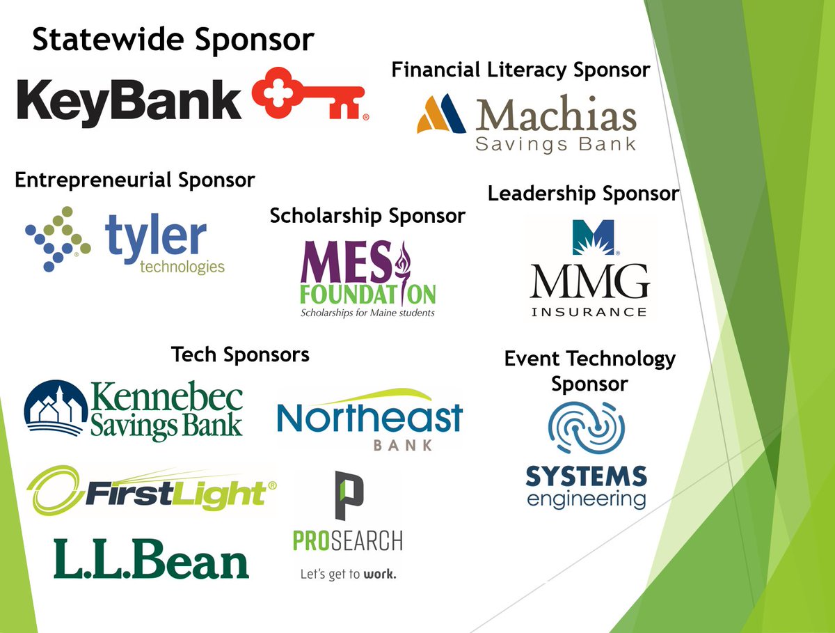 We had an ALL STAR line up of #JAMEtitan20 sponsors this year! <a href="/keybank/">KeyBank</a> <a href="/MachiasSavings/">Machias Savings Bank</a> <a href="/tylertech/">Tyler Technologies</a> <a href="/MESFoundation/">MES Foundation</a> @MMGInsurance <a href="/KennebecSavings/">Kennebec Savings Bank</a> <a href="/Northeast_Bank/">Northeast Bank</a> <a href="/sysengineering/">Systems Engineering</a> <a href="/firstlightfiber/">FirstLight</a> <a href="/ProSearchInc/">Pro Search, Inc</a> <a href="/LLBean/">L.L.Bean</a>