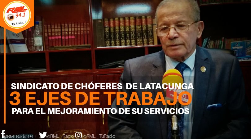 RML_Radio's tweet photo. En el Sindicato de choferes profecionas de Latacunga, El Dor, Rusebelt Icaza. menciona que se viene trabajando en tres ejes fundamentales, planta central, escuela de conduccion, y la estación de servicio.
#RML_Informa
#LatacungaViveElBicentenario https://t.co/mlI5sSpBgm