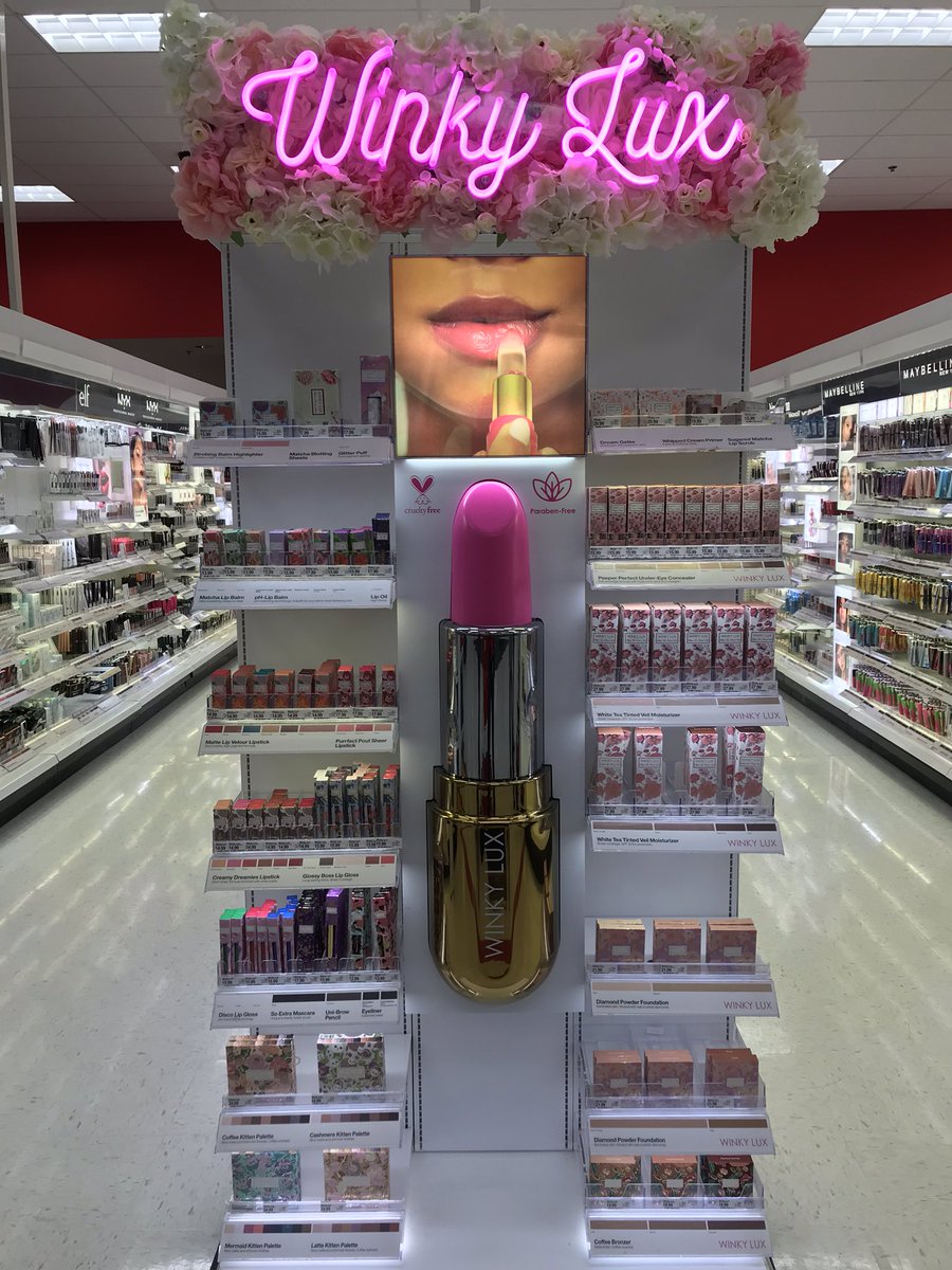 How adorable is this new end cap!? We cannot wait to test and sell all of this new product. It’s a winky world at Target 117th!! #winkylux 
<a href="/WinkyLux/">Winky Lux</a> #itsawinkyworld <a href="/FrieryGreg/">Greg Friery</a> <a href="/kmadvad/">Karly Madvad</a> <a href="/Aliciamillard17/">Alicia millard</a>