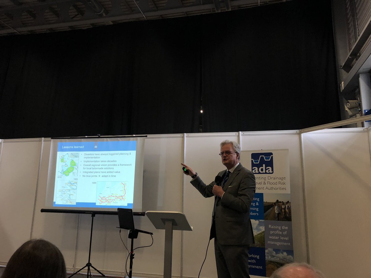 terencespeyer's tweet photo. The Delta Commissioner @delta_comm shared interesting views and examples from the Dutch #deltaprogramme @FloodexUK #NorthSeaNeighbours @HollandUKTrade @NLinUK https://t.co/DjrDyPb8Z7