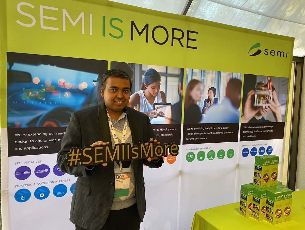 MEMSGroup's tweet photo. SEMI is More with @lumileds! Be sure to stop by the table before the end of the day. #SEMIisMore #SEMI_MSTC #SEMI_FLEX https://t.co/q10Pldc9cG