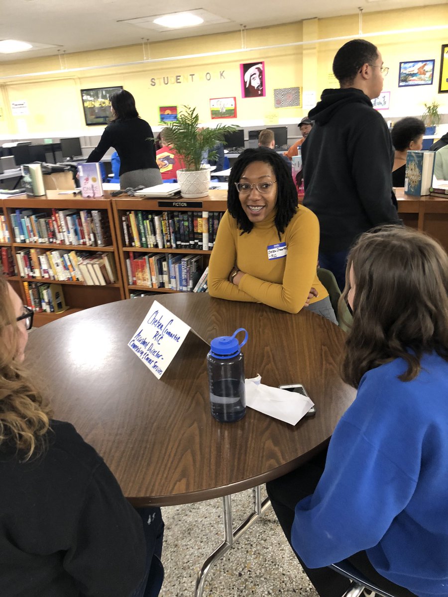 Reidsville_IB's tweet photo. IB student networking with community members and former RHS graduates. Thanks @THENC1001 and @AreaReidsville for giving our students a chance to see what is available. https://t.co/gqY9LDyl7U