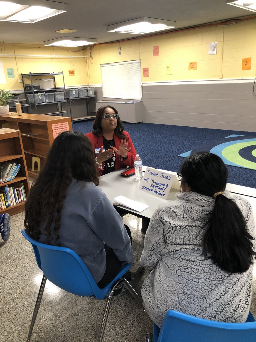 Reidsville_IB's tweet photo. IB student networking with community members and former RHS graduates. Thanks @THENC1001 and @AreaReidsville for giving our students a chance to see what is available. https://t.co/gqY9LDyl7U