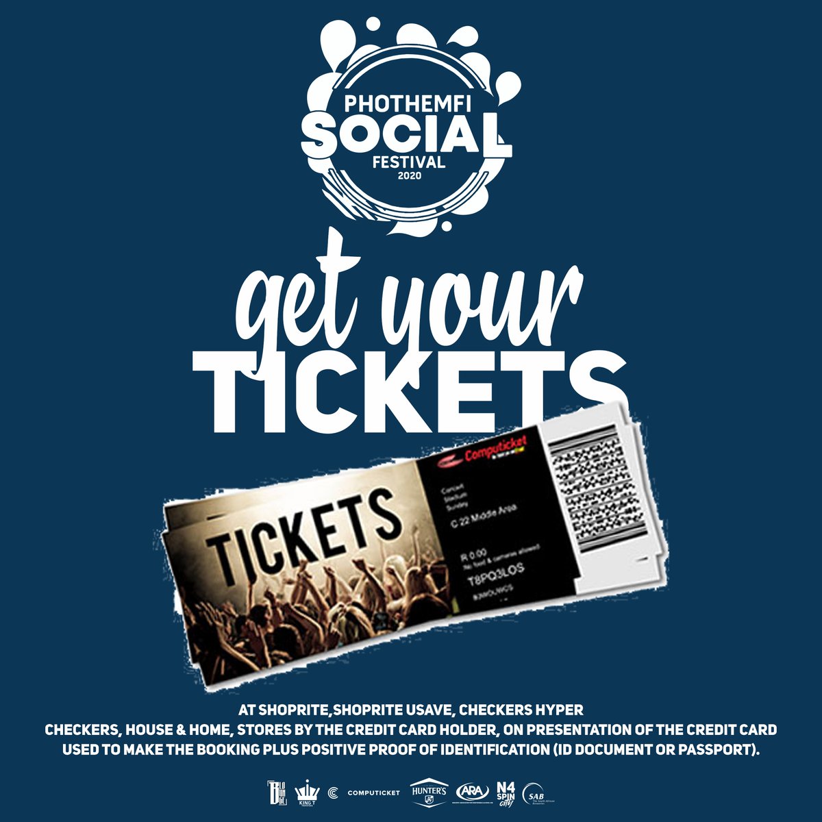 BloungeM's tweet photo. Get Your Tickets As Soon As Possible Only At @Computicket https://t.co/ss6ByWAuUH