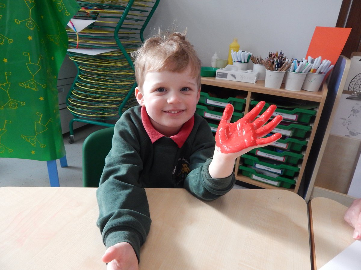 eatonhousesch's tweet photo. Our nursery have started their chicken life cycle project this week and today they started with a chicken handprint - we say the chicken came first! #NurseryProject #LifeCycleProject https://t.co/FlwD7zl9qw