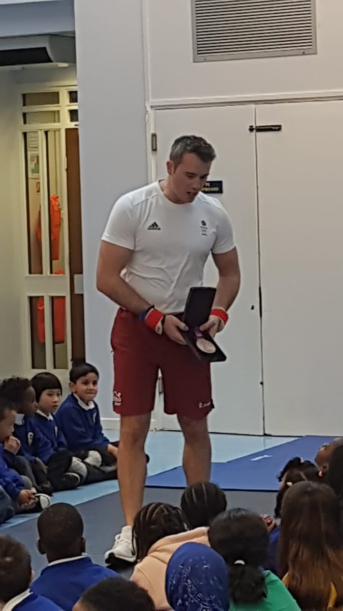 FerryLaneN17's tweet photo. We’d like to thank olympic athlete @Kristian_Thomas for visiting Ferry Lane and leading sports activities for all pupils. Our children were sponsored to take part in the event and managed to raise over £500 for PE equipment for our school! What an incredible achievement! https://t.co/9EOOiBrrrP