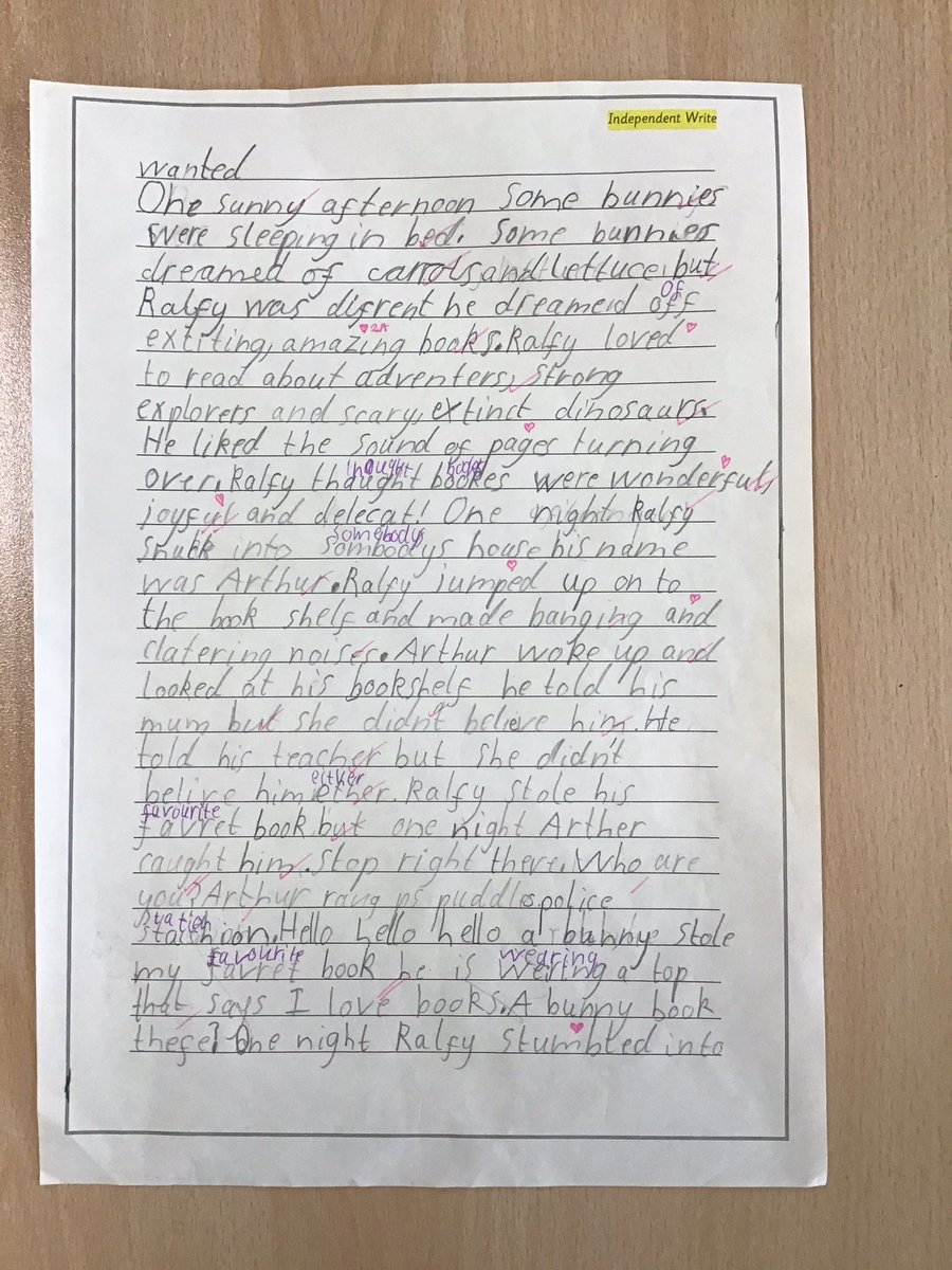 LeighSTJOHNSY2's tweet photo. What a brilliant independent write! ✏️
Ben has written a brilliant story based on the book Wanted. He has received a Headteacher’s award for his brilliant work. 🌟🌟 @janeconsidine @emilymackenzie_ https://t.co/U9qoOdrrSN