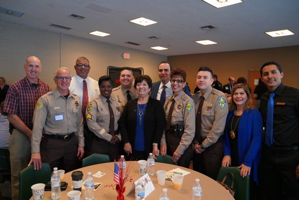 MCSOAZ's tweet photo. This morning, Sheriff Penzone, our Executive Leadership, and the MCSO Community Outreach team were honored to attend the 5th Annual #LawEnforcement #RecognitionBreakfast hosted by the East Valley Christian Leaders Alliance. https://t.co/ciZM3tYpfN