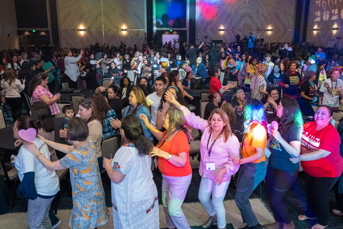 domesticworkers's tweet photo. Building dignity, unity, and power through diversity!
Culture Night at our Assembly was proof of the magic that happens when we celebrate and embrace our diversity. Here’s a look at the night’s festivities — dancing, singing, & showing off our rich cultures.
#DignityUnityPower https://t.co/UfLogCkGOG