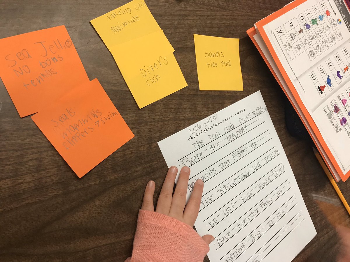 MsWalshResource's tweet photo. Ss identified key ideas while reading and used those words to write a summary #ASD4ALL https://t.co/qiFHUBZKSx