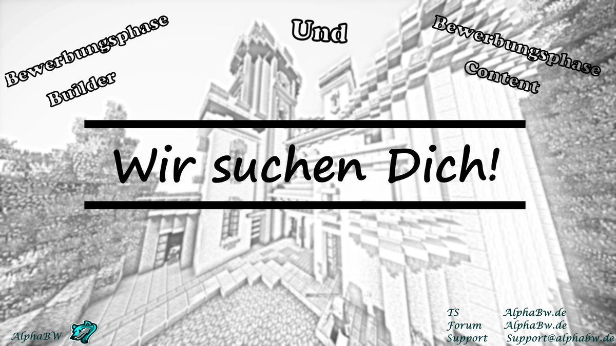 AlphaBWde's tweet photo. 📣📣Wir sind aktuell noch auf der Suche nach Contents und Builder, bei Interesse einfach eine PN senden📣📣

☑️Mfg Alpha_Hund TeamLeitung/Promotion©️ https://t.co/OwRKTnEng7