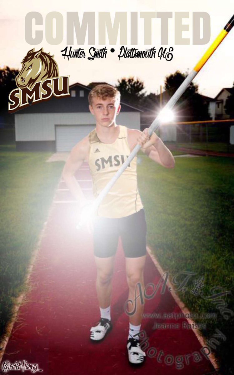 Hunter15Smith's tweet photo. I am extremely excited and blessed to announce that I will be continuing my academic and track career at Southwest Minnesota State University! I would love to thank my family, friends, and coaches for getting me to this point! #LetsRide https://t.co/86nkZZkJxk