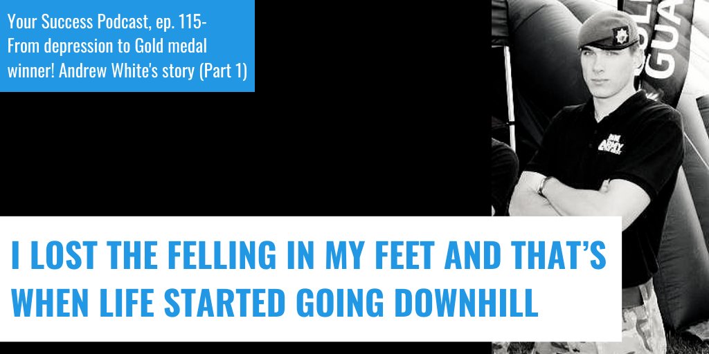 "I lost the felling in my feet and that’s when life started going downhill" - Andrew White

Your Success Podcast ep. 115 - From depression to Gold medal winner!

#success #podcast #personaldevelopment #mindset #inspiration