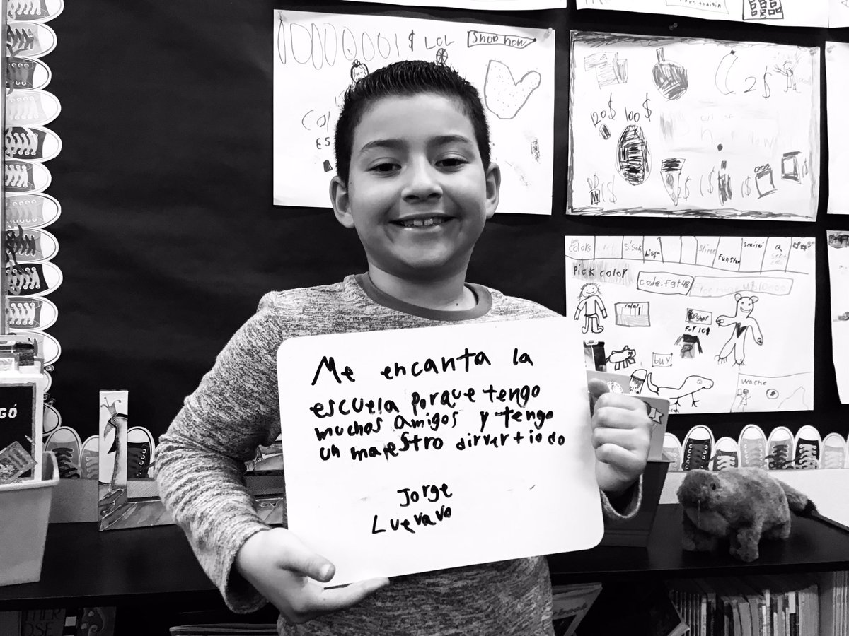 Caring is sharing and allowing students to express their feelings. # ososbilingües