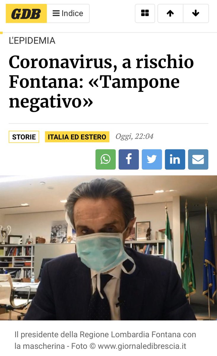 Chi è l’esperto di comunicazione della #RegioneLombardia? Complimenti, la mascherina è davvero rassicurante. Avanti così e operatori/turisti in Lombardia possiamo scordarceli per un bel po’
