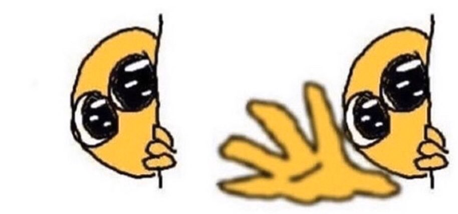 cursed emojis on X: hand reaching out with hearts   / X