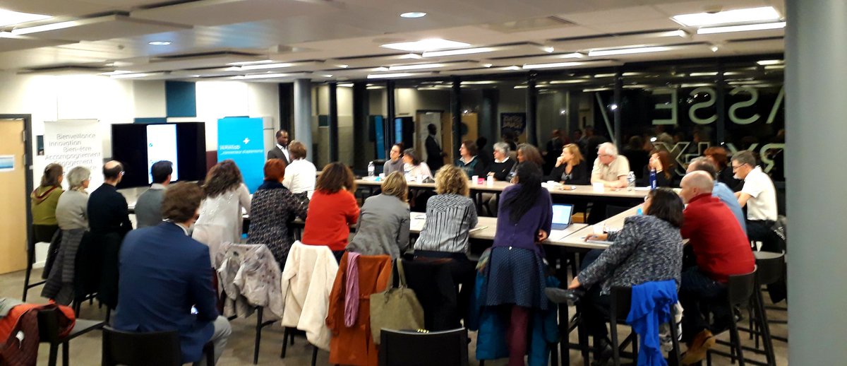 Ce soir, nous étions nombreux à l'atelier <a href="/WAWlab/">WAWlab Paris-Saclay</a> Paris-Saclay: " 20 minutes pour booster son corps et son esprit"
#BienEtreAuTravail  ➡️20 minutes là où vous êtes, comme vous êtes!
🙏Arnold Migan de Hug pour son intervention inspirante
🙏 @LaTerrasseD pour l'accueil!