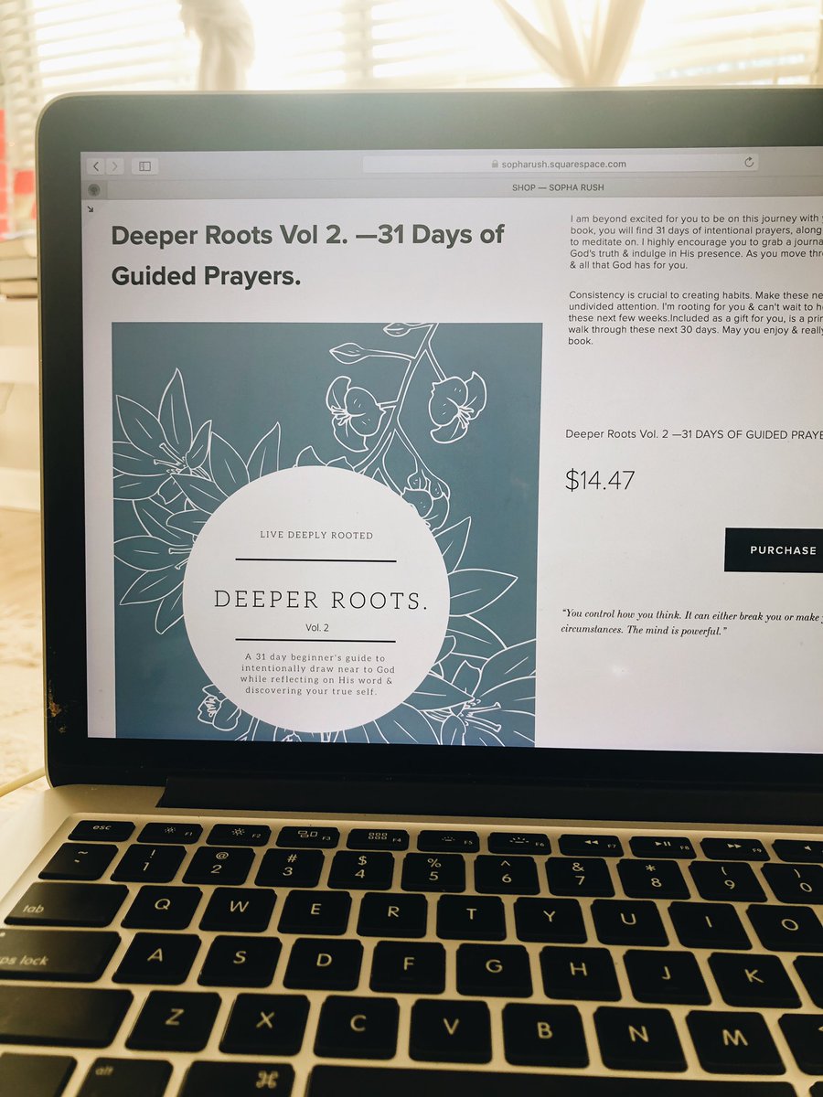 Deeper Roots Vol.2 is now liveee.😍 31 days of Intentional guided prayers. Get your devotional &amp; join me for the month of March. 💛 so excited!!!! 

Shop: livedeeplyrooted.org/shop-1