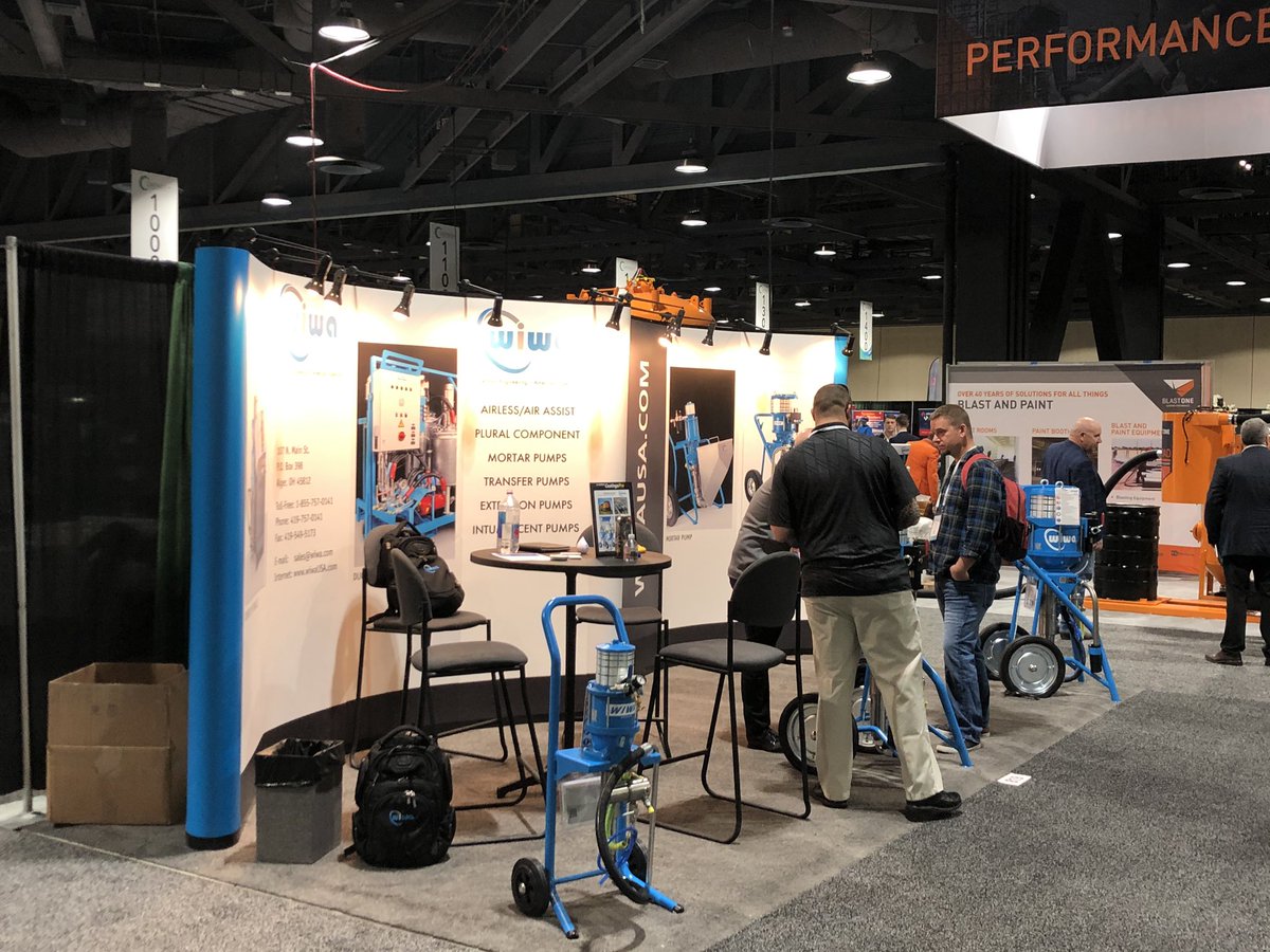 WIWALLC's tweet photo. Just finished up yep solid weeks of trade shows in California (SSPC, SPFA) and Florida (SW National Meeting)! Big shout out to Austin Oglesbee, Tommie Brooks and Christian Bremer for the support and making these events a success! https://t.co/GU9U3tTTs2