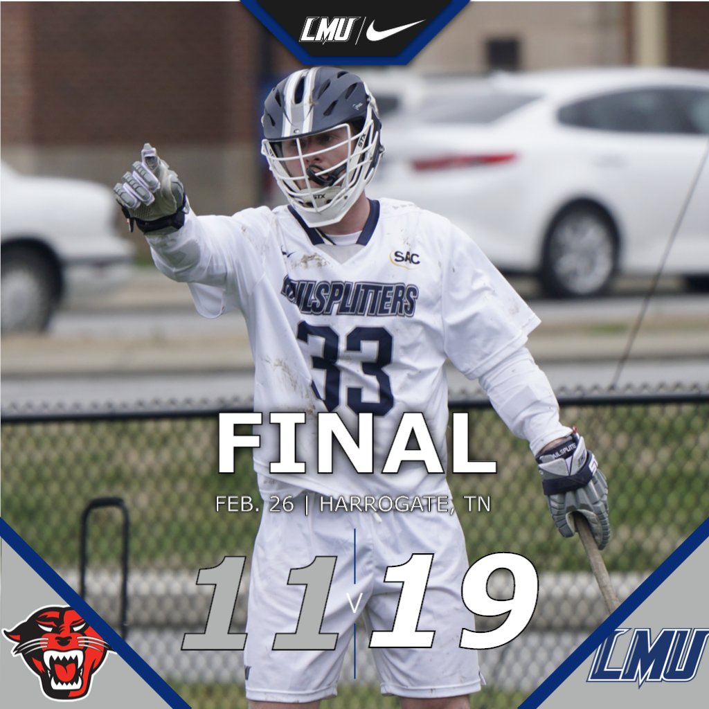 LMURailsplitter's tweet photo. Great day for @LMU_Lacrosse as they notch 19 goals this morning, six came from Ian Cook along with a pair of assists in Railsplitter🥍 victory against Davenport! 🔥

#GoSplitters https://t.co/AnhSoFNeS6