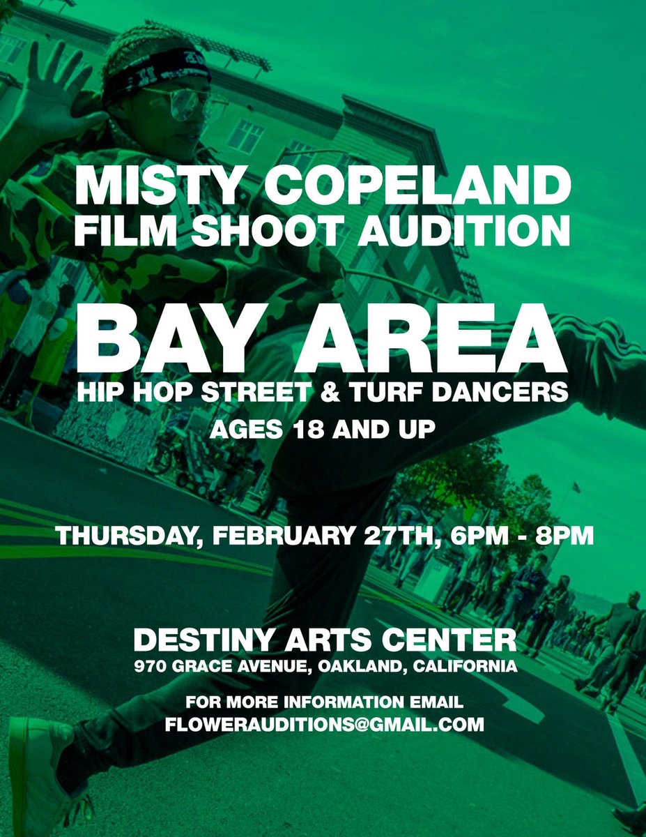 Tomorrow in Oakland!! with @mistyonpointe @destinyarts @TURFinc @TheTurFFeinZ @richandtone #Oakland #DanceAuditions #MakingMovies