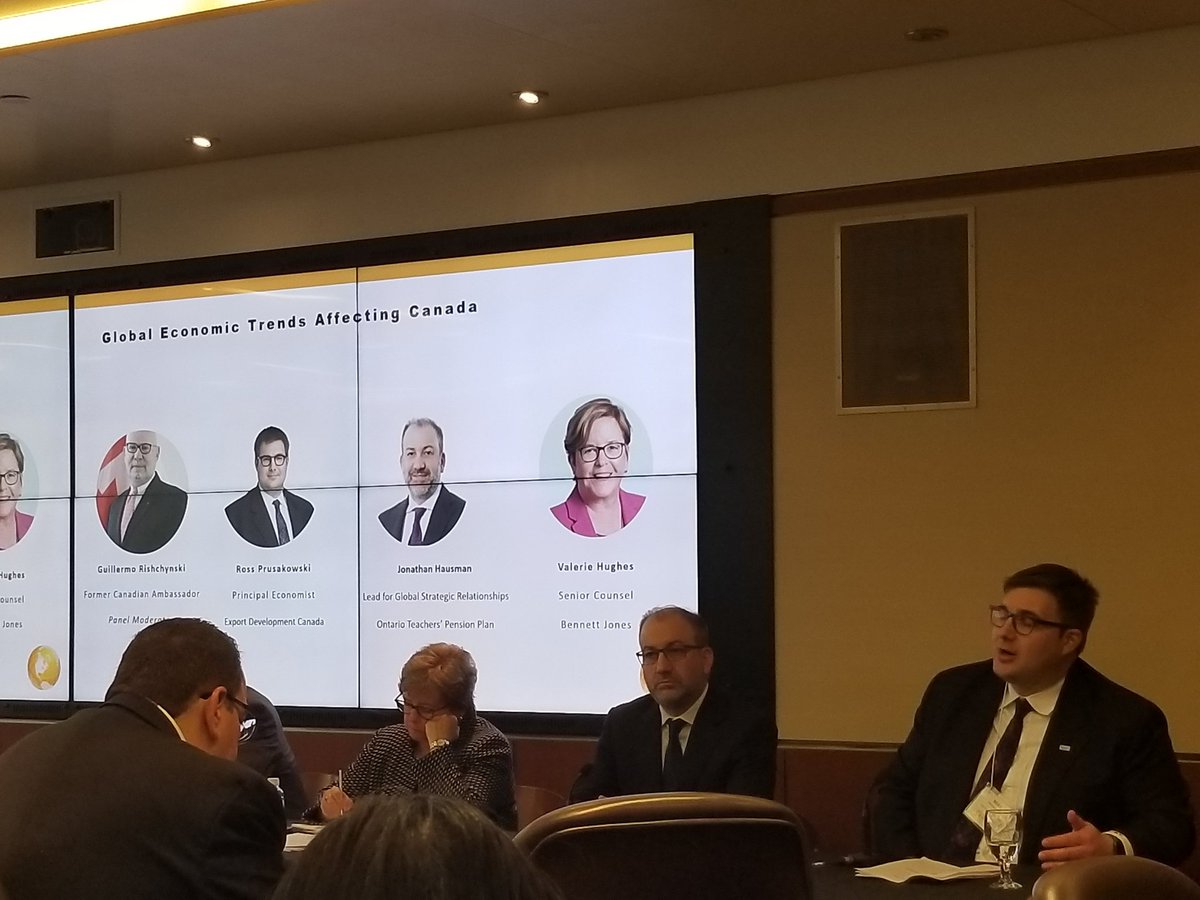 JohnZimCda's tweet photo. Thanks to @rprus for an overview of economic trends both short and long term from @ExportDevCanada at #COEF networker https://t.co/Px0uQ30D3s