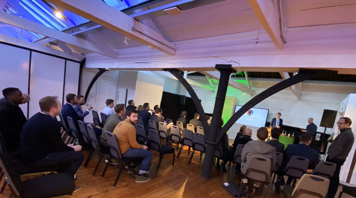 We’re getting started upstairs at <a href="/BIMShowLive/">BIM Show Live 2020</a>, come join us, to hear from various speakers about their usages of <a href="/DynamoBIM/">Dynamo</a> #BSL2020 #UKDynUG