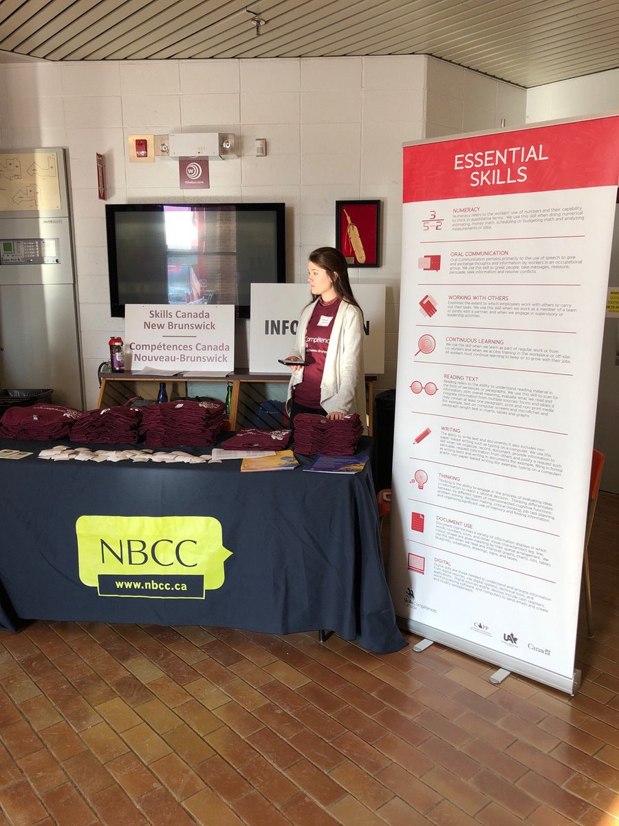 TBastin's tweet photo. Great day in Woodstock @SkillsCanadaNB competition! @DominicCardy trying out his skills! #FutureReadyNB @ASD_West @ASDWLimelight @JayColpitts https://t.co/r57GXskKOC