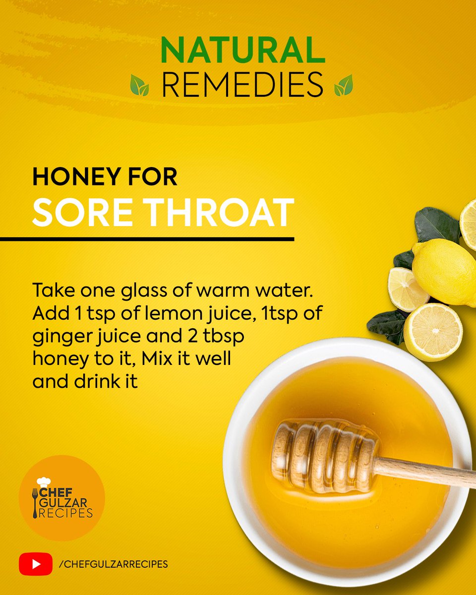 Natural remedy for sore throat!
#remedy #natural