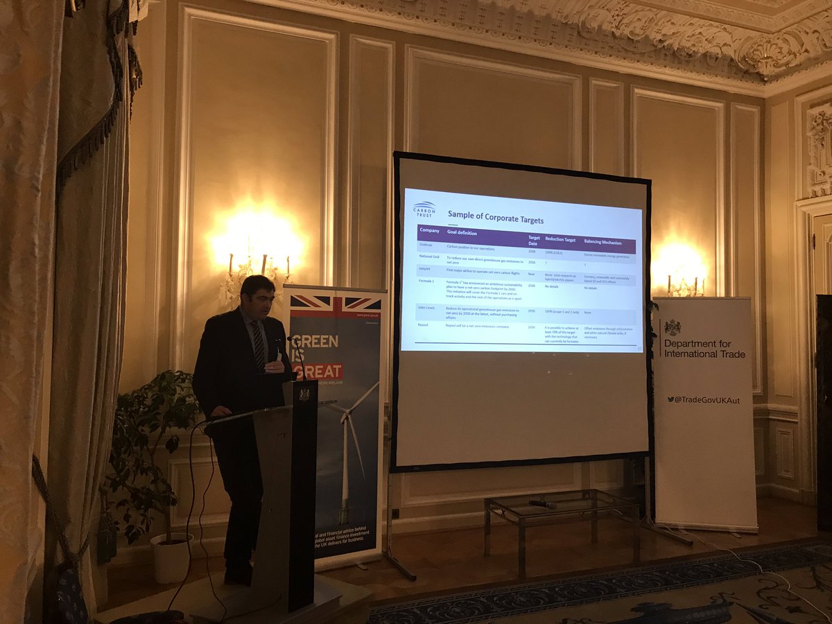 mhauser2's tweet photo. Myles McCarthy’s Key Note on Net Zero emissions #carbontrust #DITAustria #DIT #greenisgreat #cleangrowth #Sustainability #BritishEmbassyVienna https://t.co/Z5I0VwL0T9