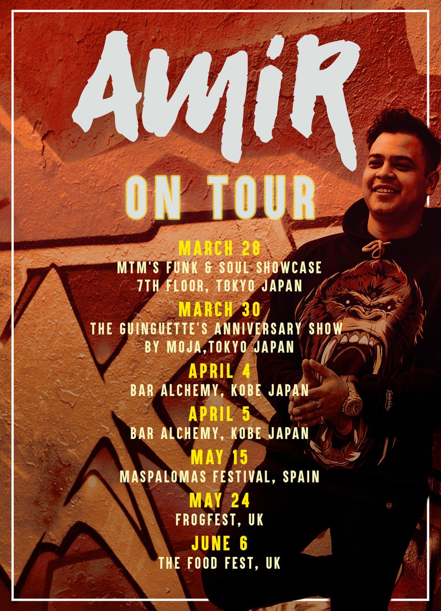 Wishing <a href="/amirofficialuk/">AMiR</a> lots of success on his international shows!