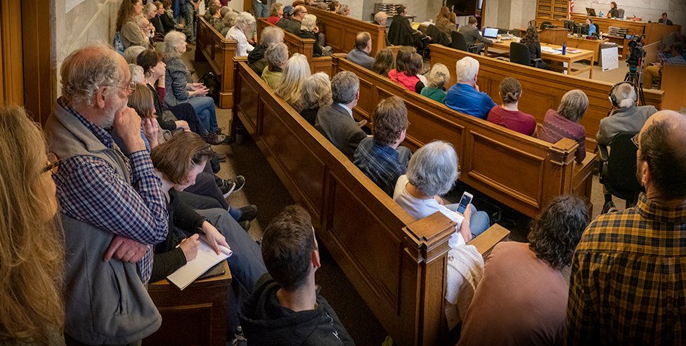 ClimateDA's tweet image. "We need a people powered movement to address the climate crisis - our governments have proven themselves to be incapable of dealing with this problem"

- Zenith Five Defendant Mike Horner to a packed courtroom 

#ShutItDown #KeepItInTheGround