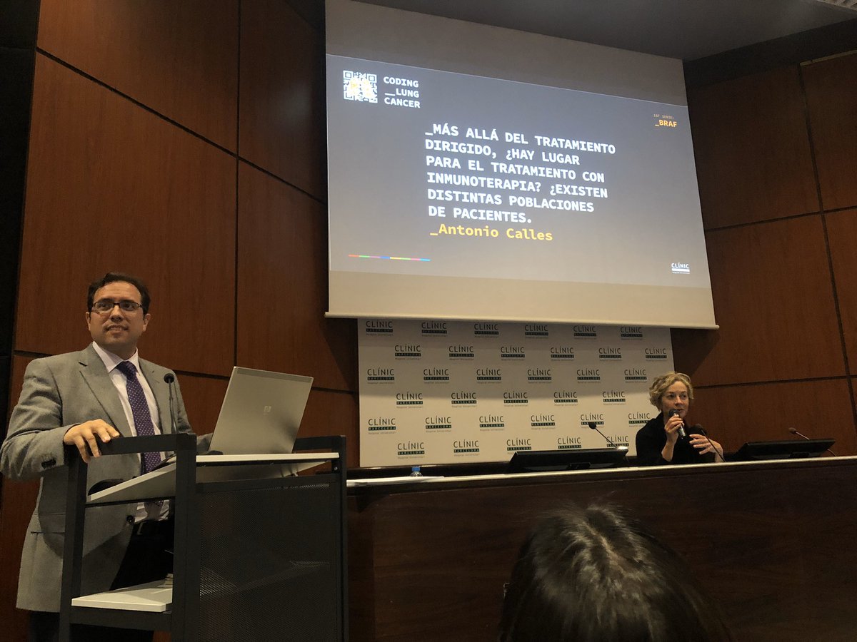 lara_pijuan's tweet image. Dr @Tony_Calles como invitado especial en  #CodingLungCancer serie #BRAF en #CPCNP nos cuenta si hay papel de la #inmunoterapia más allá del tratamiento dirigido. #LCSM #Biomarkers