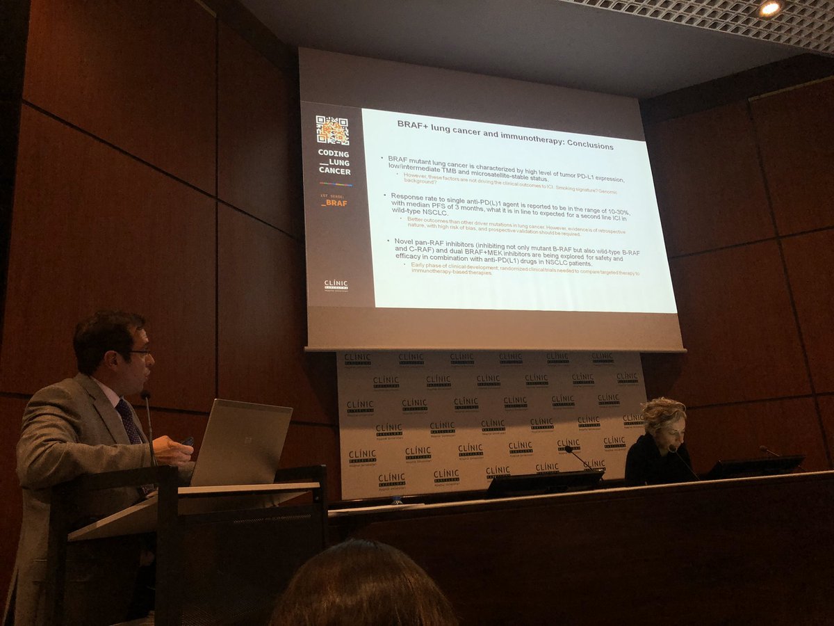 lara_pijuan's tweet image. Dr @Tony_Calles como invitado especial en  #CodingLungCancer serie #BRAF en #CPCNP nos cuenta si hay papel de la #inmunoterapia más allá del tratamiento dirigido. #LCSM #Biomarkers