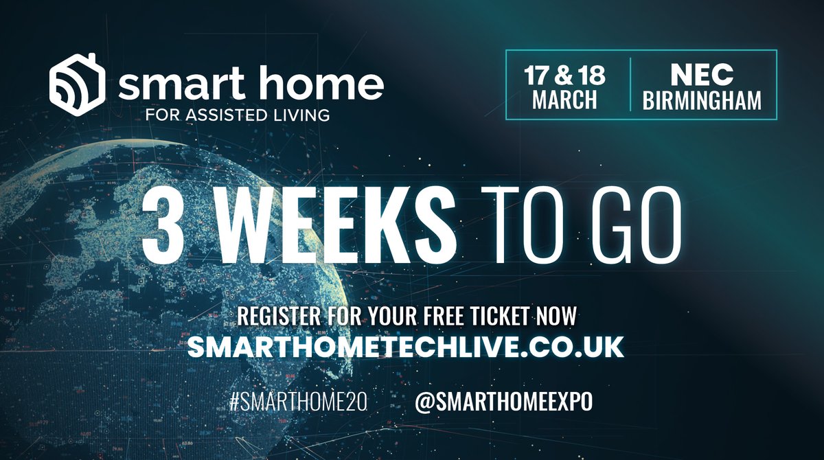 officialbifis's tweet photo. ●💥 @SmartHomeExpo is ready to land with a bang 💥 Don’t miss out on your FREE tickets 👉 https://t.co/MVEvQ18I7b #SmartHome20 https://t.co/Qm8H5rnKS1