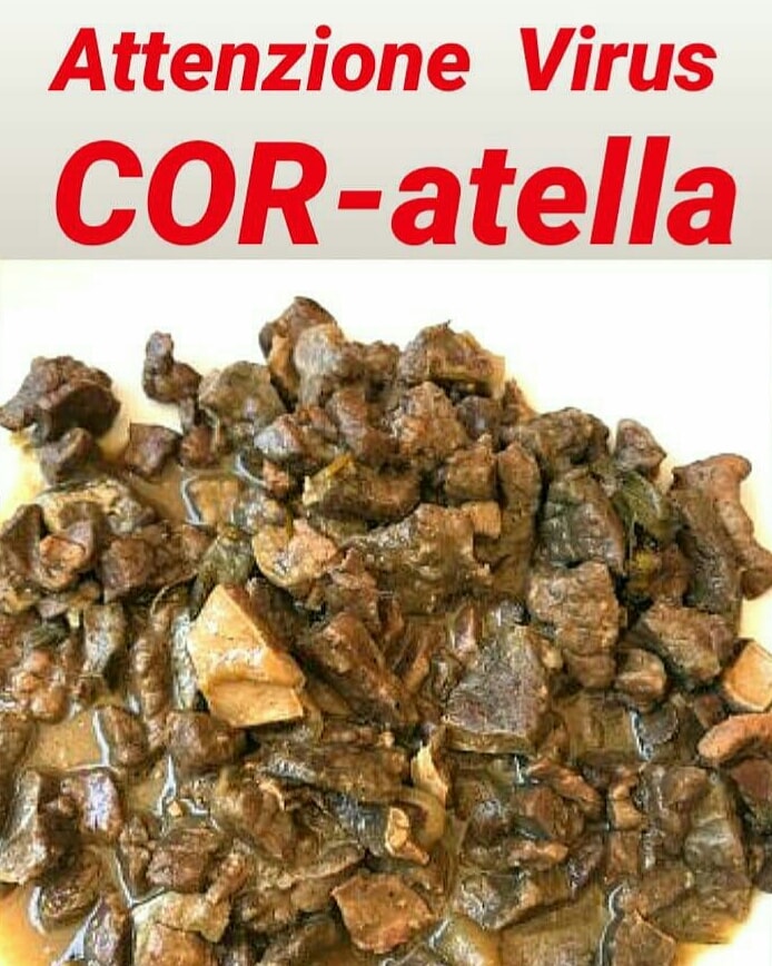 osterialasolfa's tweet photo. Avvertiamo che all'interno della nostra osteria è presente COR-atella, una volta provata crea dipendenza! Daje
#coratella #persdrammatizzare #coronavirus #magnachetepassa #foodgram_roma #foodbloggers #ricette #COVIDー19 #propagandavirus #coronavirusitalianews https://t.co/3MsljLKWEY