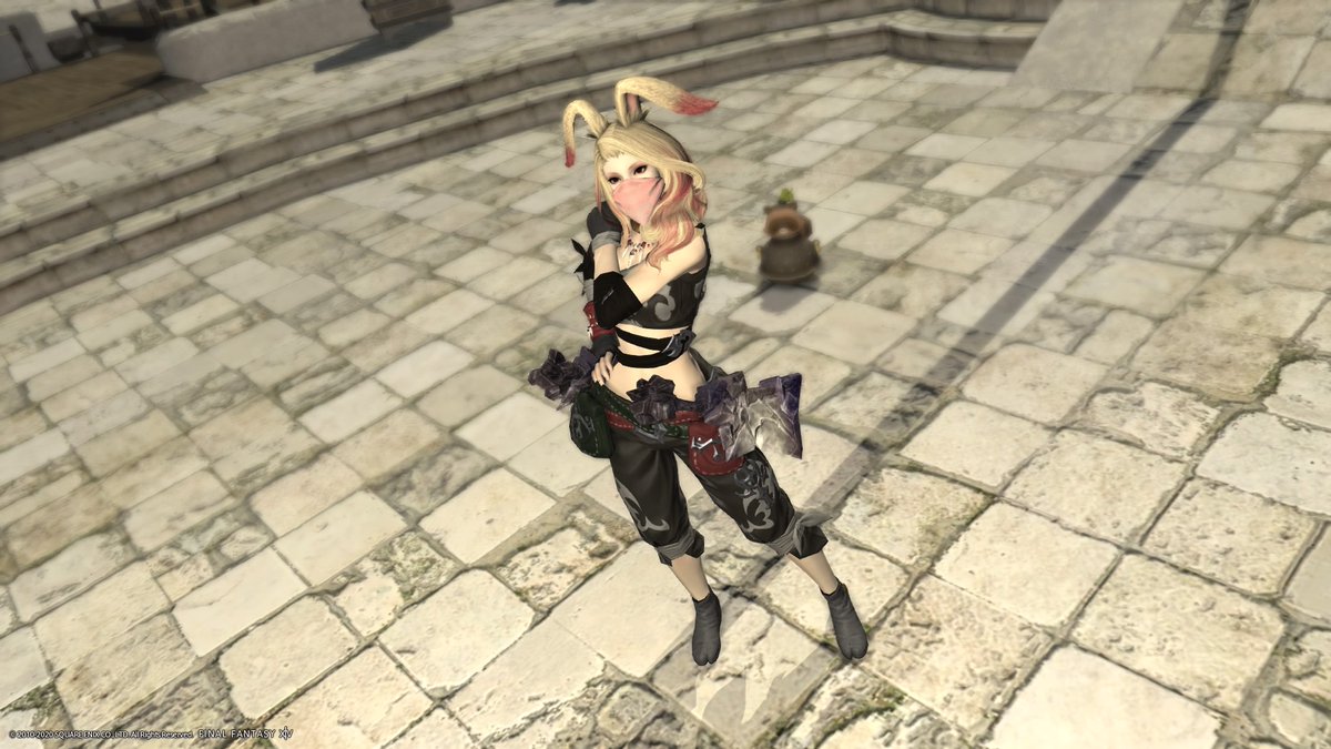 TokieMcSpliffs's tweet photo. New outfit now that im finally level 50! #FFxiv #shadowbringers #FFninja #PS4share https://t.co/0NuQsxo05e