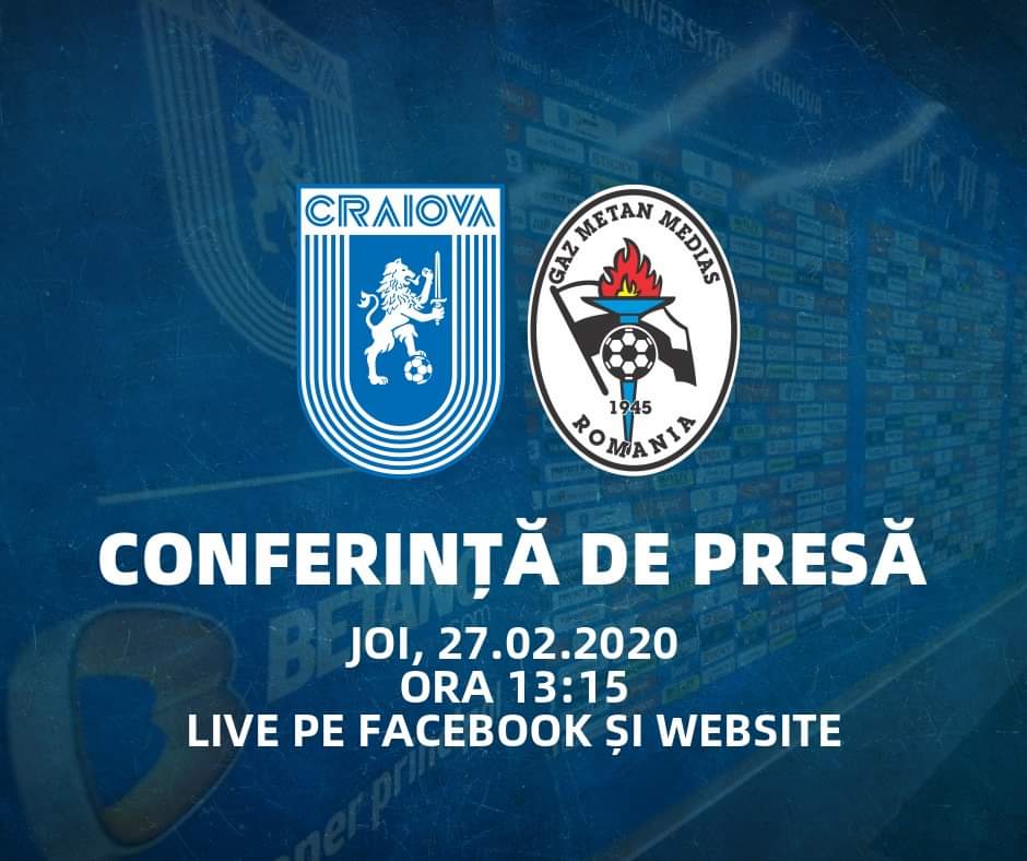 OfficialUCV's tweet photo. 🎙
#ConferintaDePresa
#VulcanulDePeOblemenco
#PlayOff https://t.co/KPunqfZKek