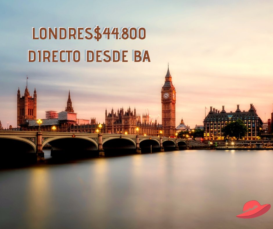LadyVuelos's tweet photo. London calling, atendé el teléfono ✈️📞
#Londres 🌆 desde #BuenosAires directo $44.847
Oct, Nov, Dic, Ene, Feb
Incluye impuesto PAÍS
Ver fechas ---> https://t.co/UafJ13aumd https://t.co/NSSUANH1ID