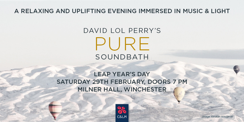 PURESOUNDBATH's tweet photo. We've two returned tickets available for @DavidLolPerry's sold out PURE #Soundbath in #Winchester on Saturday, 7 PM at the gorgeous Milner Hall.

Take it lying down!

https://t.co/nTSyYz5ErD

#meditation #Mindfulness #ambient #music #yoga https://t.co/AGl7PNRbcg