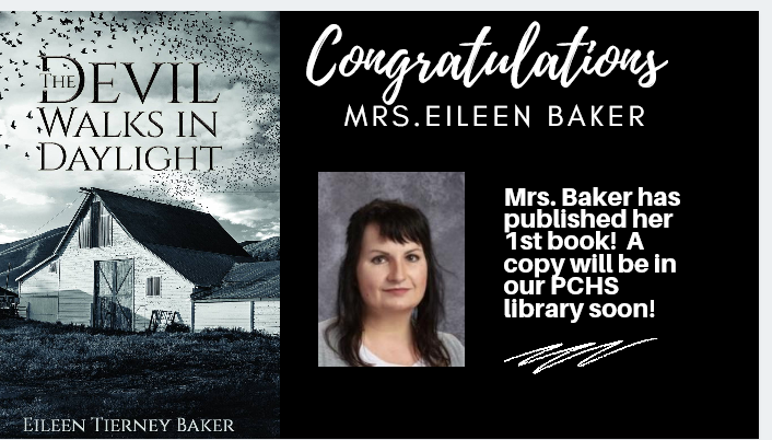 Mrs. Baker, one of our English teachers, has written and released her 1st book!