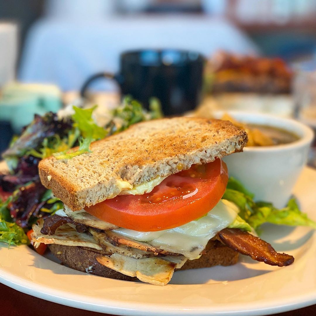 A BLT with a fried egg to keep your day moving. #countercafeatx #localfood #globallove #blt